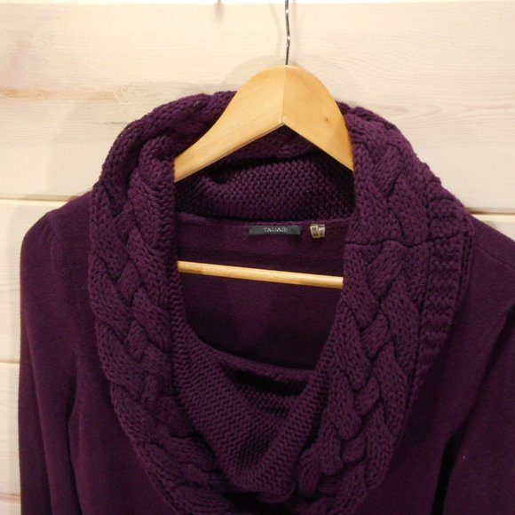 Tahari Women's Size M Medium Cowl Neck Sweater - Picture 2 of 7